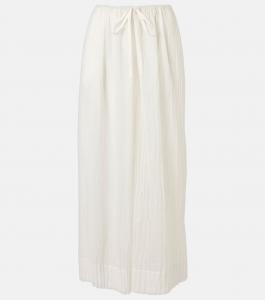 Широкие брюки из хлопка Hypnosta The Row, белый