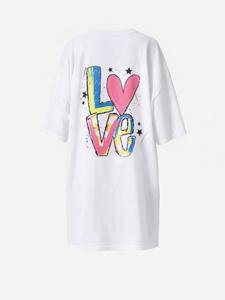 Worldclassca Белая оверсайз футболка