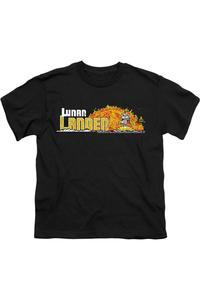 Футболка Atari Lunar Marquee с коротким рукавом для детей Gildan, черный