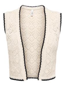 Вязаный жилет ONLY ONLlyon, экрю
