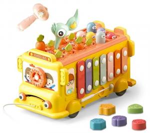 Интерактивный обучающий автомобиль для детей «Молот и тарелки» +18 месяцев Inna marka