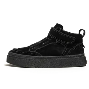 Bull charm Износостойкие мужские лоу-топы для скейтбординга черные, цвет Black