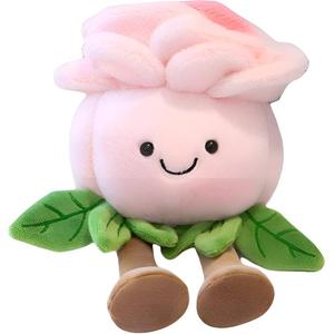 Роза, искусственная кукла для фотосъемки плюшевая кукла высота 22см FKOFR, розовый