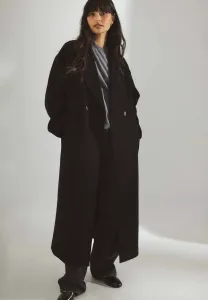 Классическое пальто с двумя пуговицами Na-Kd, Black Black