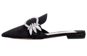 Тапочки женские Miu Miu, черный