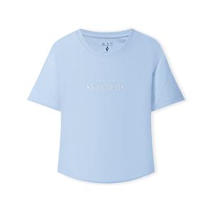 Skechers Футболка Sportlife Drop Shoulder с длинным рукавом женская Cashmere Blue