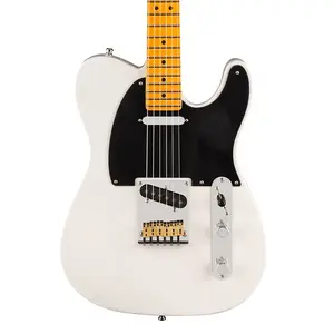 Fender American Ultra Luxe Vintage '50s Telecaster, грифа из клена, белый блондин с премиальным жестким чехлом