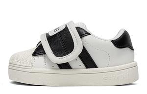 Нескользящие, устойчивые к истиранию, легкие, амортизирующие, низкие детские туфли для младенцев и малышей EBMINI, бежевый/черный