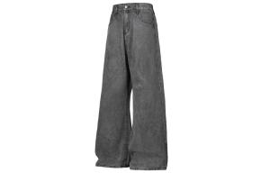 Джинсы Unisex GROGNAK, черно-серые (с ремнем)