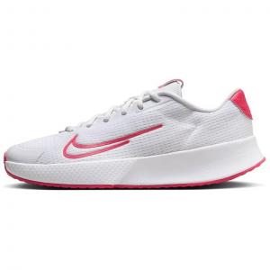 Теннисные кроссовки Court Vapor Lite 2 женские с низким верхом, белые/красные Nike