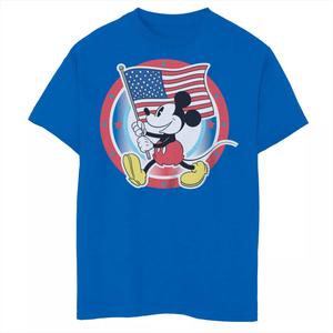 Классическая футболка Disney's Boys 8–20 с Микки, Peace Love и Микки Disney