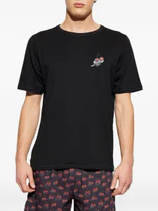 Пижамный комплект Kit-James с принтом вишен Diesel, черный