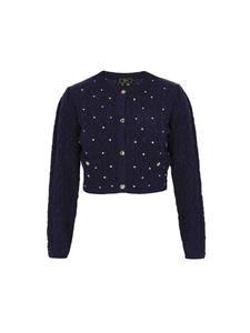 Женский кардиган темно-синего цвета faina