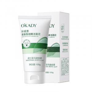 O'KADY Очищающая грязь с аминокислотами Leafy Green для контроля жира и освежения 100g