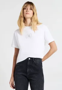 Футболка с нашивкой и принтом Calliope, Bianco Ottico