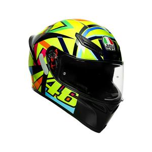 K1S сертификация CCC мотошлем полнолицевой ABS с одинарным визором унисекс для поездок на работу путешествий гонок на треке AGV, K1-S Soleluna 2017