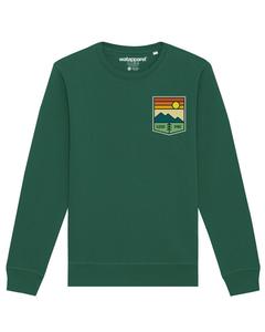 Свитер Watapparel Sweatshirt Good Vibe, темно-зеленый