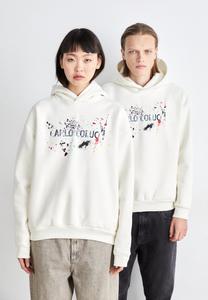 Толстовка Carlo Colucci HOODIE UNISEX, Offwhite/Off-White