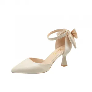 Женские туфли на тонком каблуке и высоком каблуке WOXXXN, Burgundy[Gift Box Set](Gift Included)