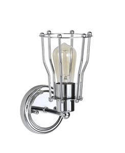 Металлическая настольная лампа Evelyn с одним плафоном Jonathan Y, серебро