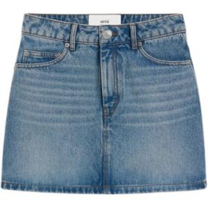 Джинсовая мини-юбка ami paris AMIPARIS, синий