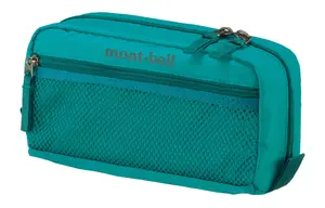 MONTBELL Нейлоновая дорожная косметичка малая унисекс бирюзово-голубая, Turquoise Blue