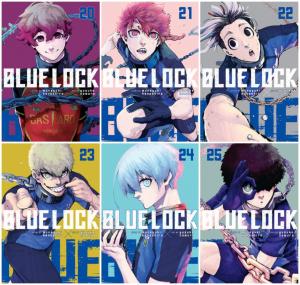 Blue Lock Manga Series 6-Book Collection Set (Vol. 20-25) - High-Stakes Soccer Battle Manga of Ego, Rivalry, and Survival (generic)