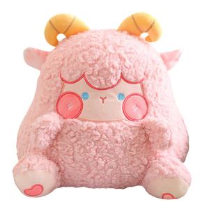 Плюшевая кукла из коллекции Puff Collection Lamb, высота 25см/35см/45см MLING, розовый