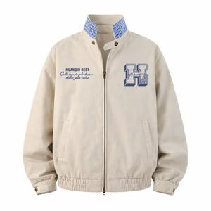 Куртка Unisex Stand Collar Moderate Pilot HUANQIU, бежевый