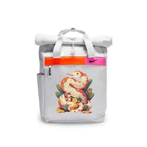 Nike Повседневный рюкзак унисекс для ежедневных поездок в минималистичном стиле, Wealth Golden Serpent