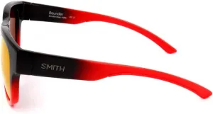 Солнцезащитные очки Smith ROUNDER HWS темно-серый карбоновый красный 52/17/135, унисекс, Dark Grey Carbon