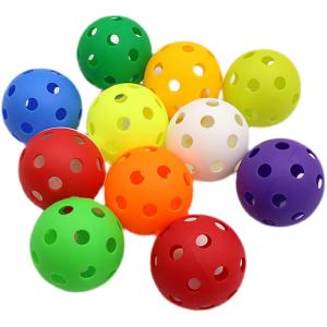 He Jiagong Тренировочный мяч Dry Ice Ball, перфорированный, флуоресцентный зеленый