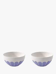 Набор пиал Villeroy & Boch Fleur Couleur, 2 предмета, 430 мл, синий