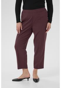 Брюки Kaffe Curve SAKIRA CROPPED, Fudge/Bordeaux