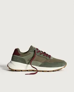 Мужские кожаные туфли на шнурках Hoff, темно-зеленый