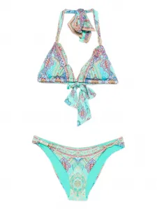 Треугольный бикини "The Concubines Corridor" Camilla, зеленый