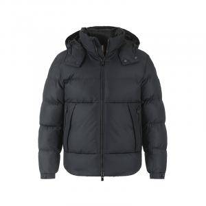 Куртка с капюшоном на молнии с утеплителем HUGO BOSS, черный