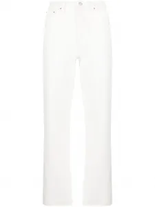 Широкие джинсы из органического хлопка TOTEME, белый