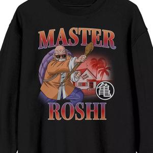 Мужская футболка с рисунком Dragon Ball Z Master Roshi Licensed Character