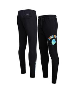 Мужские черные неоновые спортивные штаны Golden State Warriors Pro Standard