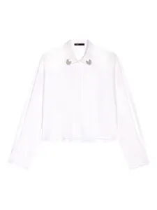 Рубашка с украшениями Maje, белый