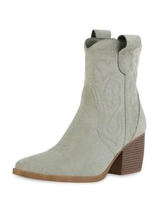 Ботильоны VAN HILL Cowboy Boots Ava, цвет hellgrün velours