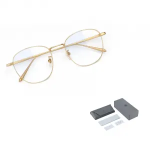 Очки Alloy Titanium Oval Functional Unisex Wood Premium