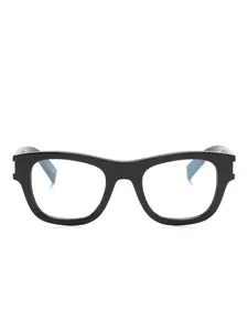 Очки SL698 трапециевидной формы Saint Laurent Eyewear, черный