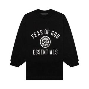 Футболка Fear of God Essentials Kids Jersey Long-Sleeve Tee, Black