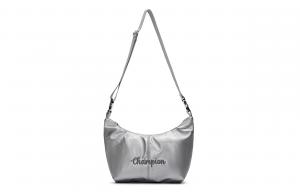 Рюкзак из ткани через плечо унисекс серебристый/средне-серый/черный/голубой Champion
