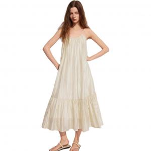 Платье-чехол женское с круглым вырезом, средней длины ELLE, серый зеленый