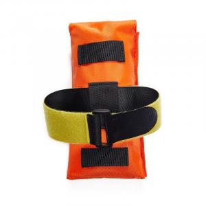 Оборудование для защиты от утопления QINGHONG, аварийно-спасательное оборудование для переноски, автоматический надувной спасательный круг оранжевого цвета при столкновении с водой