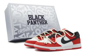 Кроссовки Nike Dunk Skateboarding Shoes Women's Low-top Red/white/black, красный