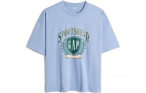 Футболка унисекс синяя GAP